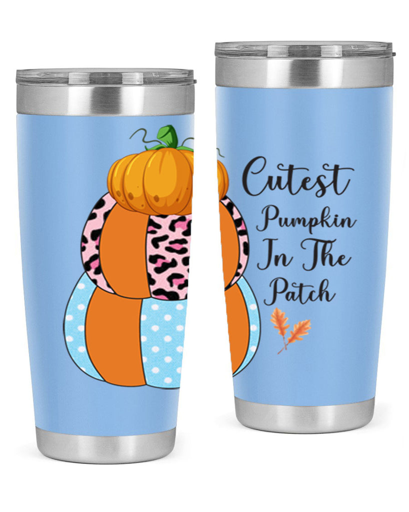 Cutest Pumpkin in the Patch 64#- fall- Tumbler