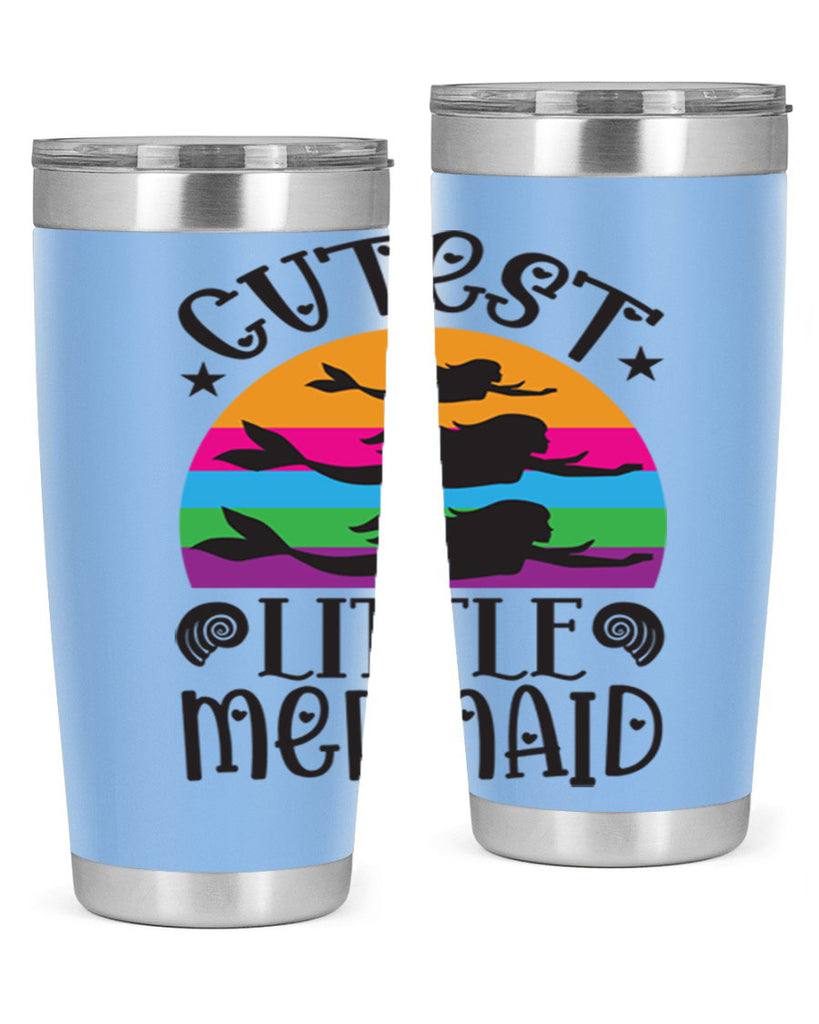 Cutest little mermaid 96#- mermaid- Tumbler