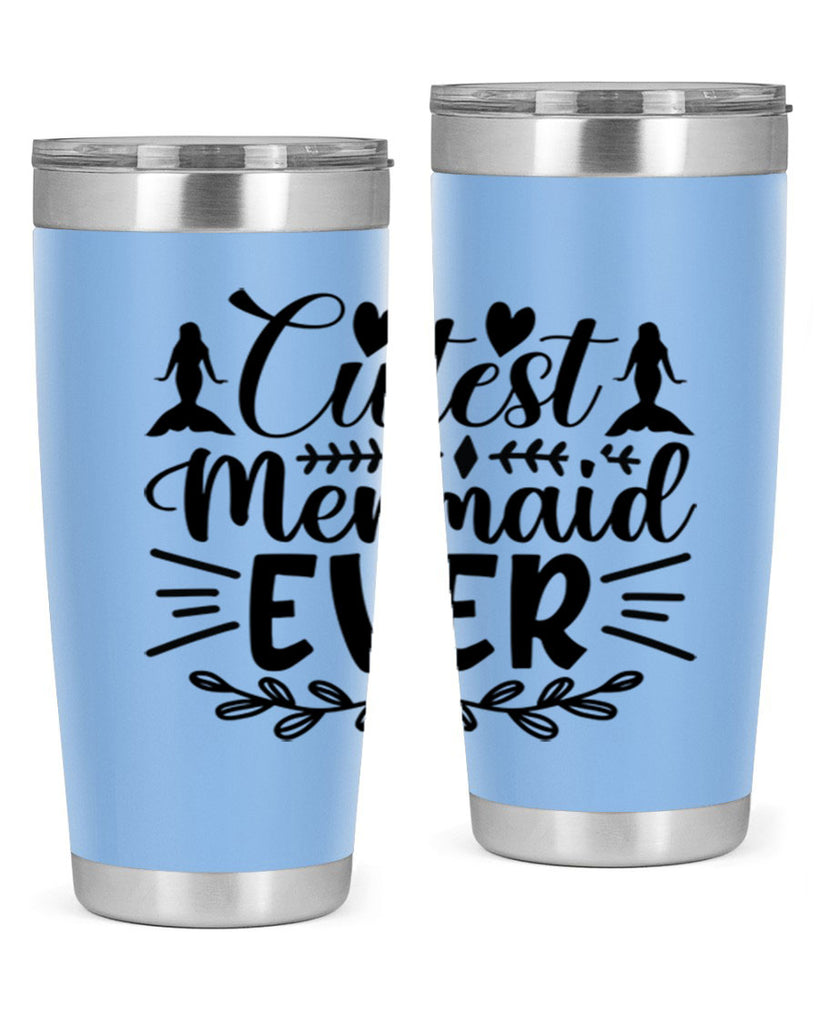 Cutest mermaid ever 100#- mermaid- Tumbler