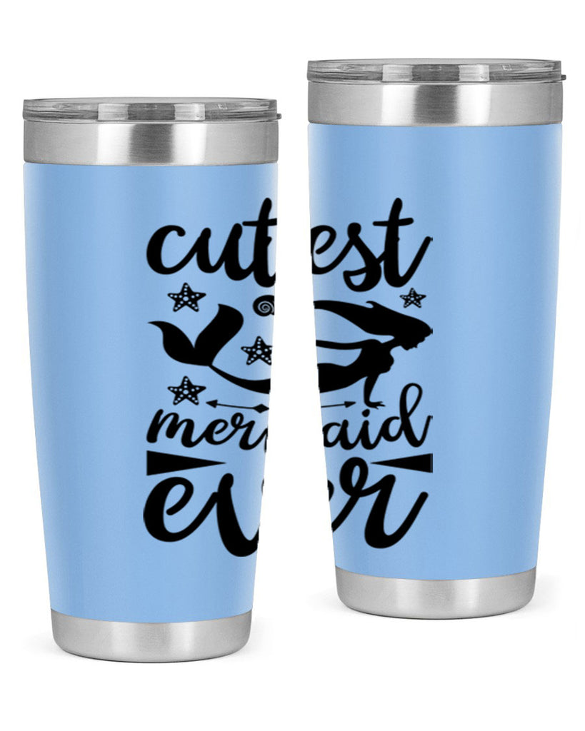 Cutest mermaid ever design 103#- mermaid- Tumbler