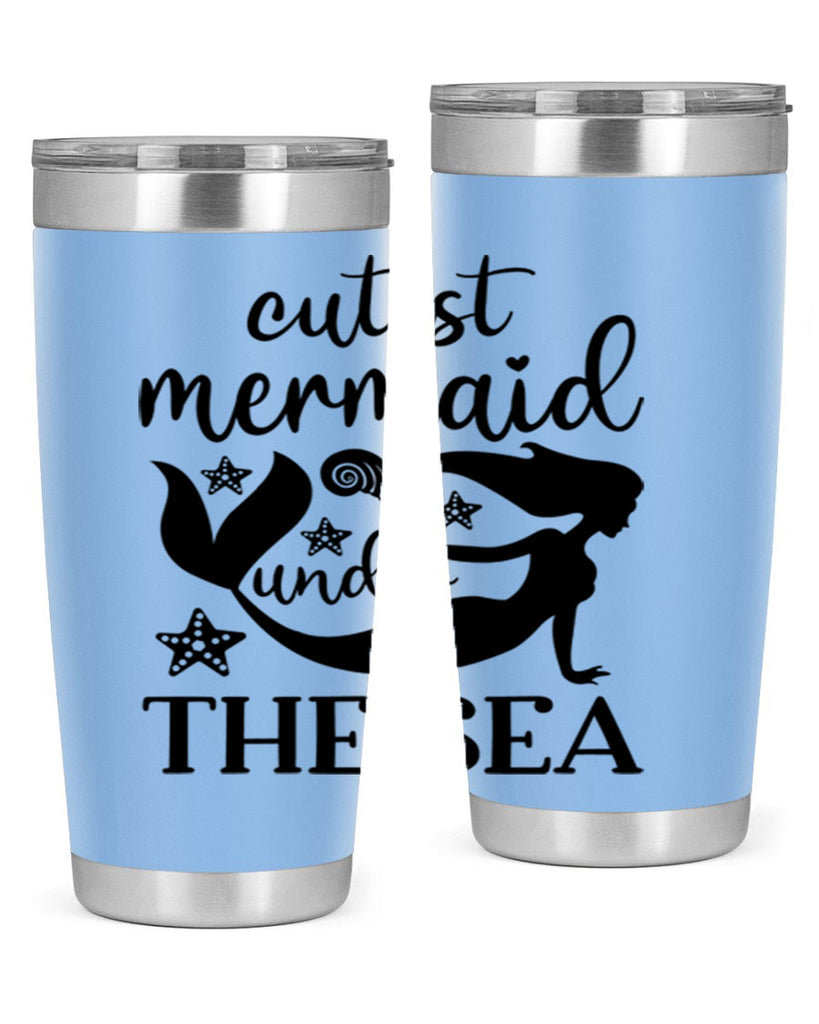 Cutest mermaid under the sea 110#- mermaid- Tumbler