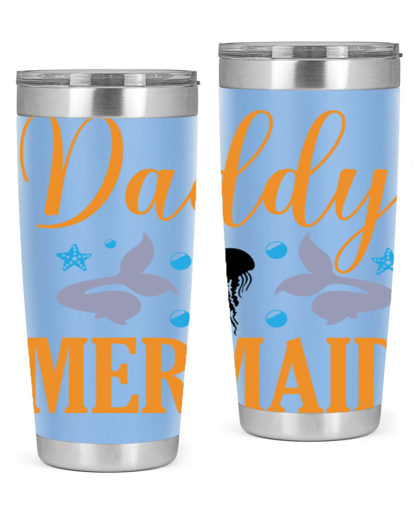 Daddy Mermaid Design 113#- mermaid- Tumbler