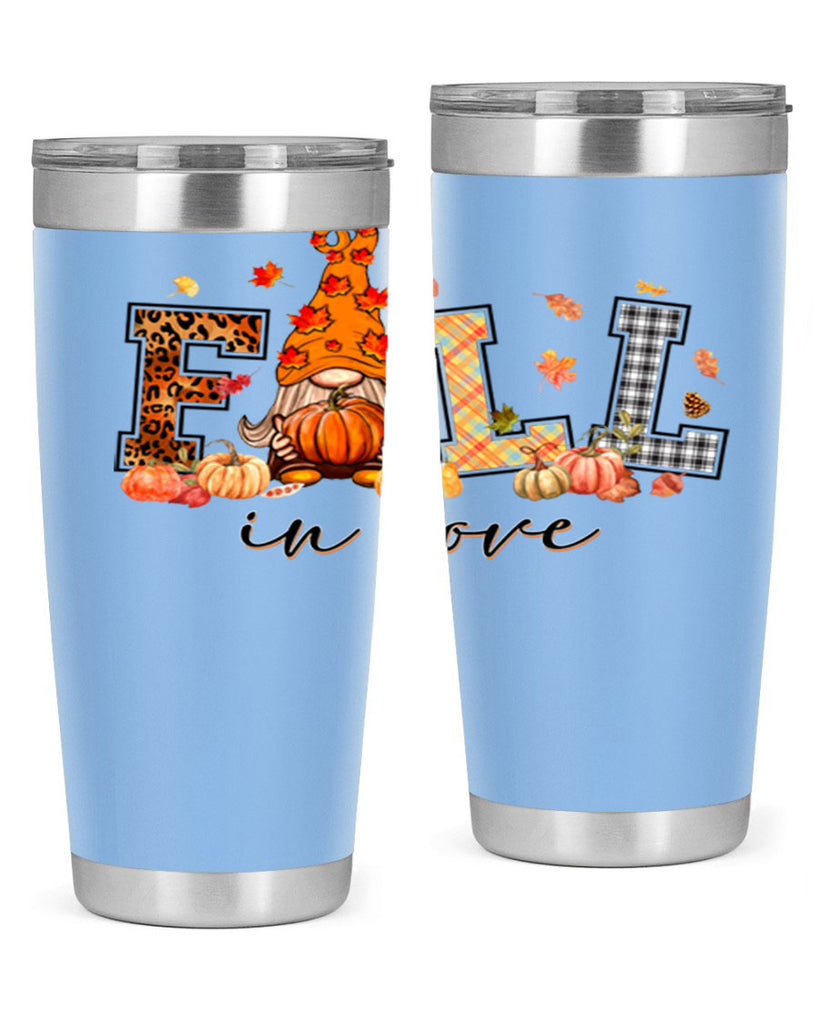 FALLinloveFallGnome 151#- fall- Tumbler
