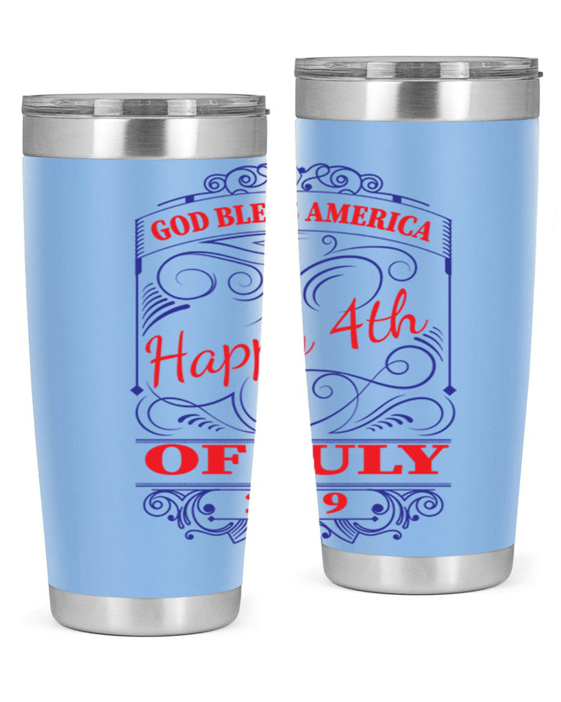 GOD BLESS AMERICA Happy thOF JULY Style 94#- Fourt Of July- Tumbler