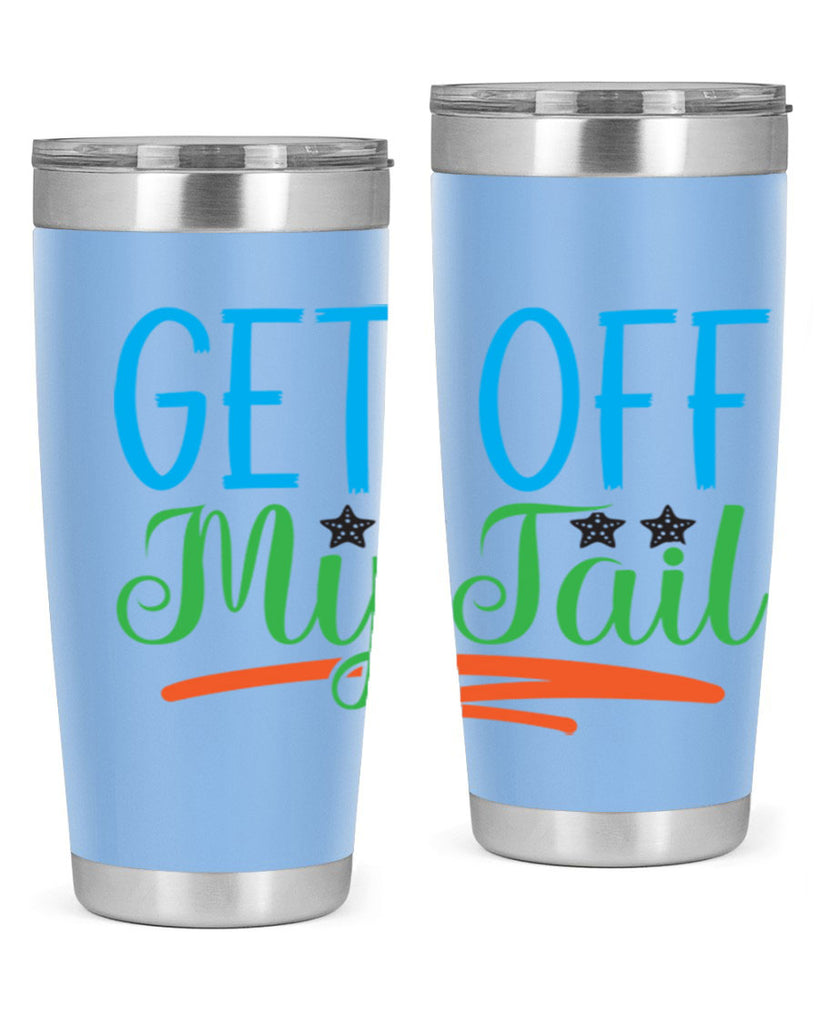 Get Off My Tail 179#- mermaid- Tumbler