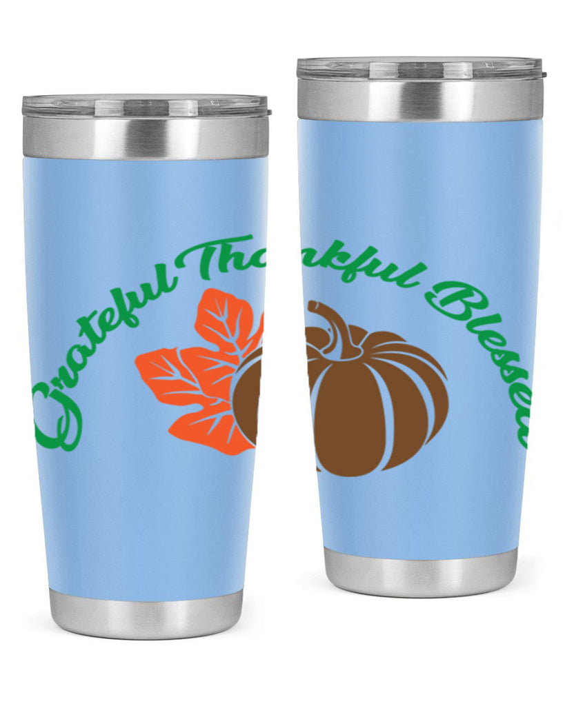 Grateful Thankful Blessed 214#- fall- Tumbler