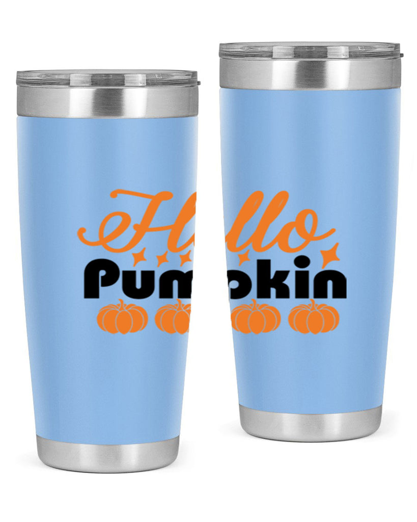 Hello Pumpkin 292#- fall- Tumbler