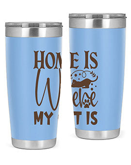 Home Is Where My Cat Is Style 14#- cat- Tumbler