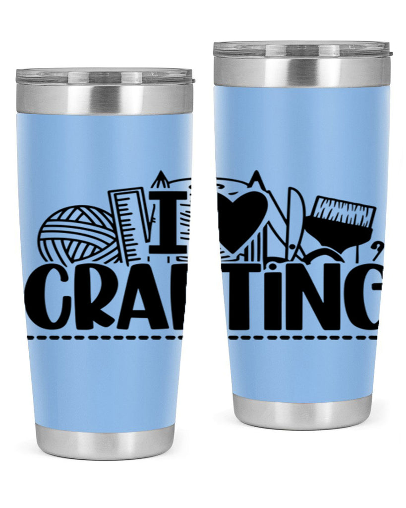 I Love Crafting 20#- crafting- Tumbler