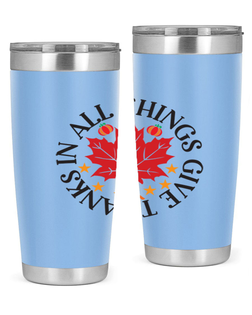 Inallthingsgivethanks 353#- fall- Tumbler