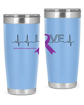 LOVE Gifts for Survivors National Alzheimers Awareness 192#- alzheimers- Tumbler