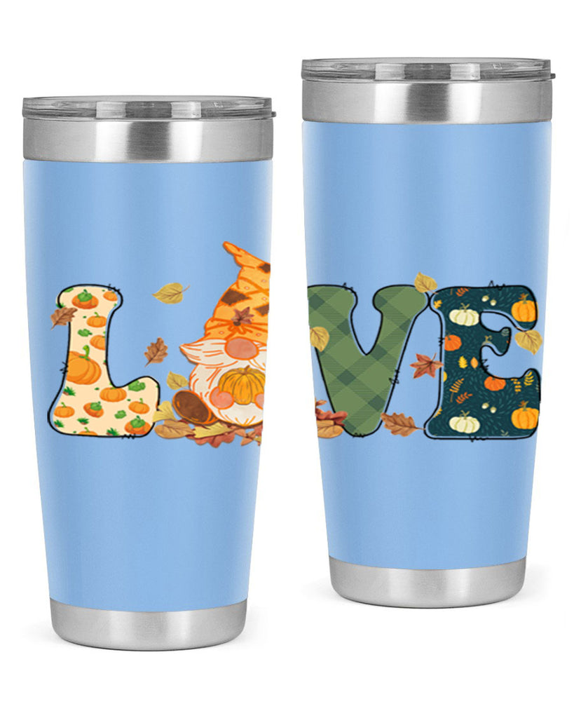 LOVEFallAutumnGnome 415#- fall- Tumbler