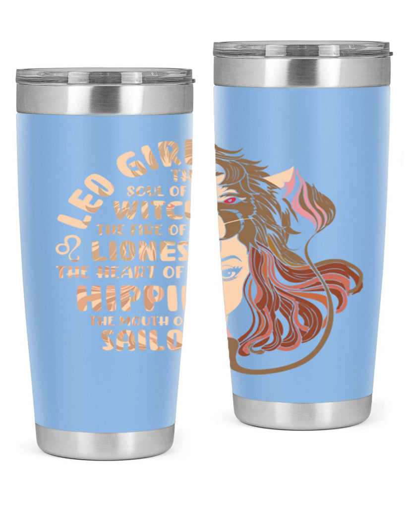 Leo girl 289#- zodiac- Tumbler