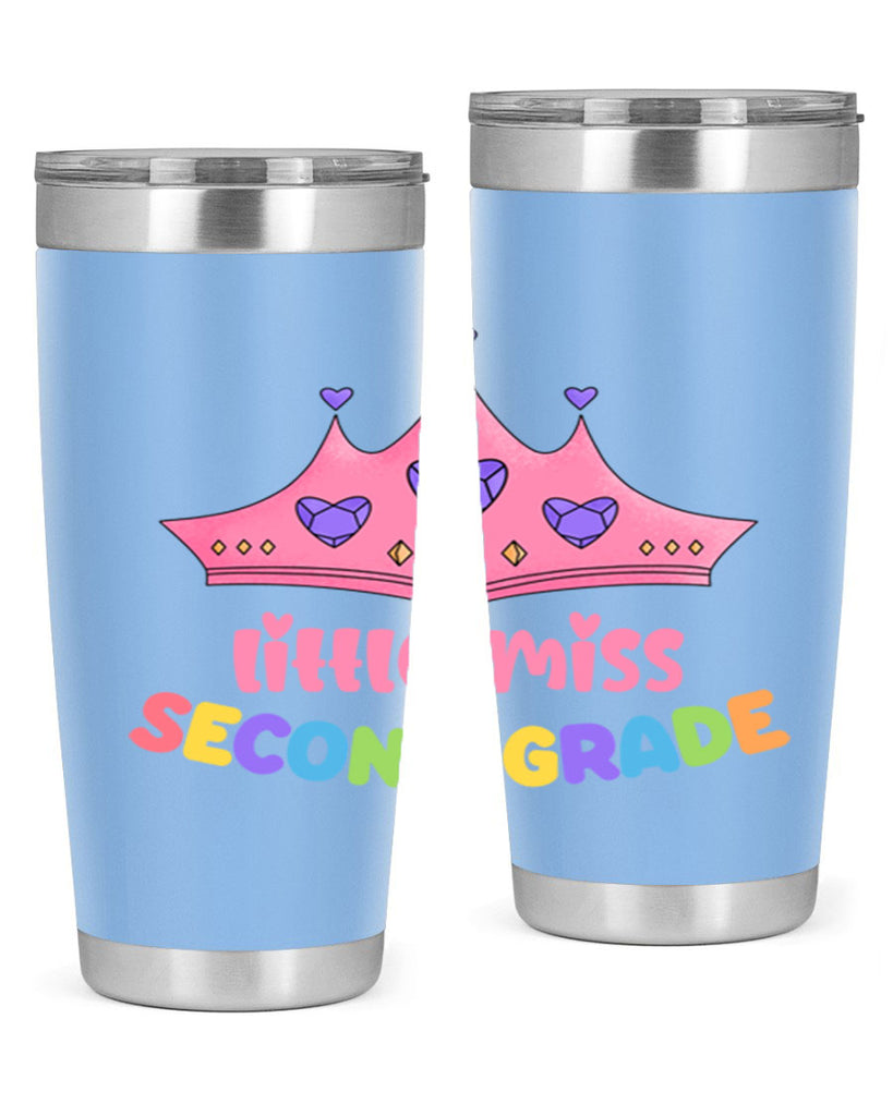 Little Miss 2nd Grade 16#- second grade- Tumbler