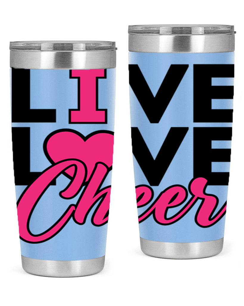 Live Love Cheer 832#- cheer- Tumbler