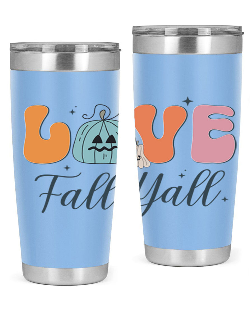 Love Fall Yall 413#- fall- Tumbler