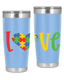 Love Style 30#- autism- Tumbler