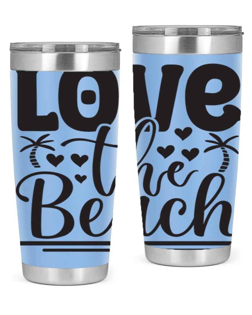 Love the beach 307#- mermaid- Tumbler