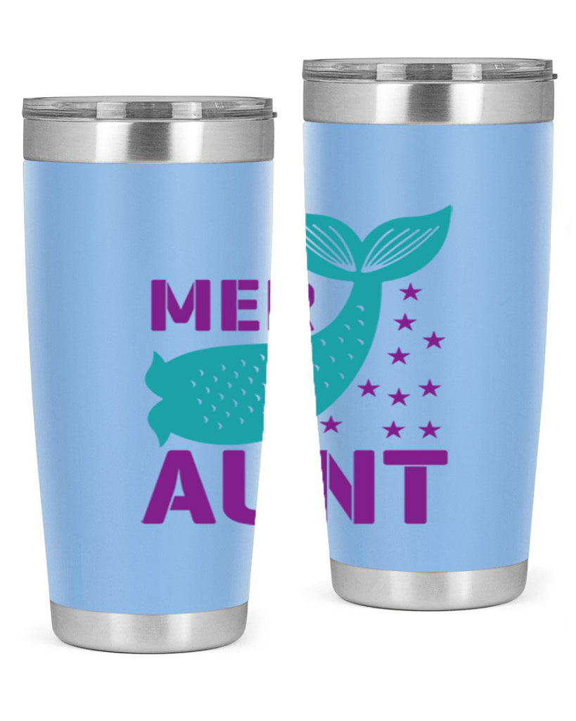 Mer Aunt 319#- mermaid- Tumbler