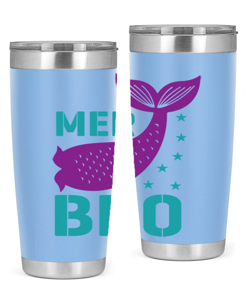 Mer Bro 322#- mermaid- Tumbler