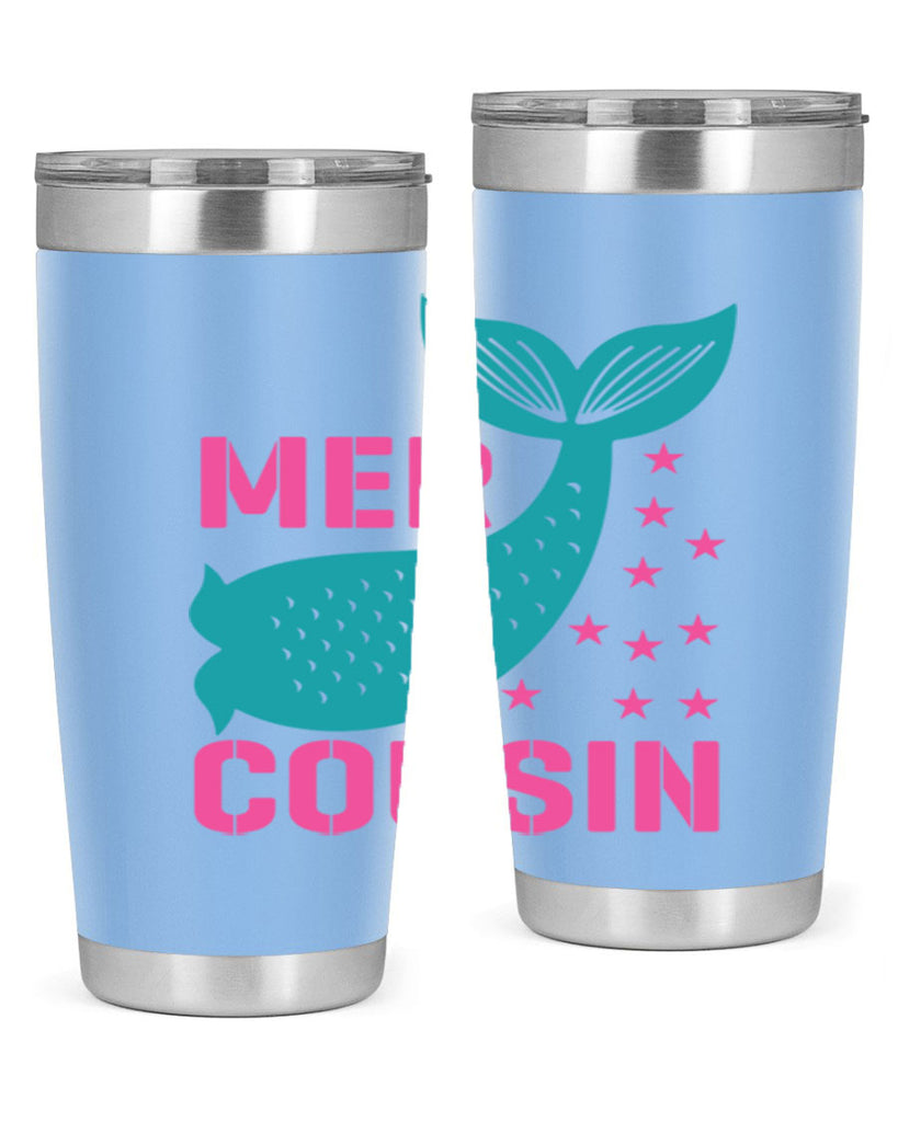 Mer Cousin 324#- mermaid- Tumbler