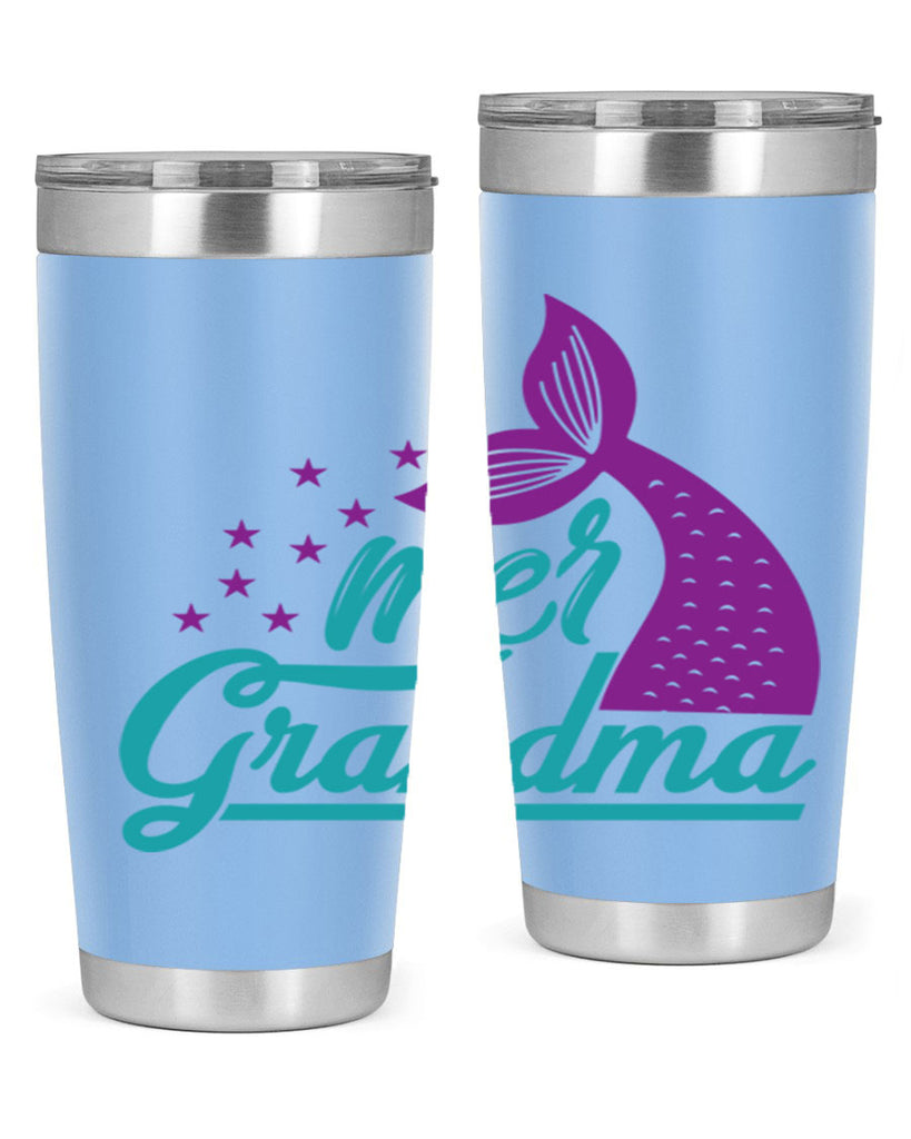 Mer Grandma 328#- mermaid- Tumbler