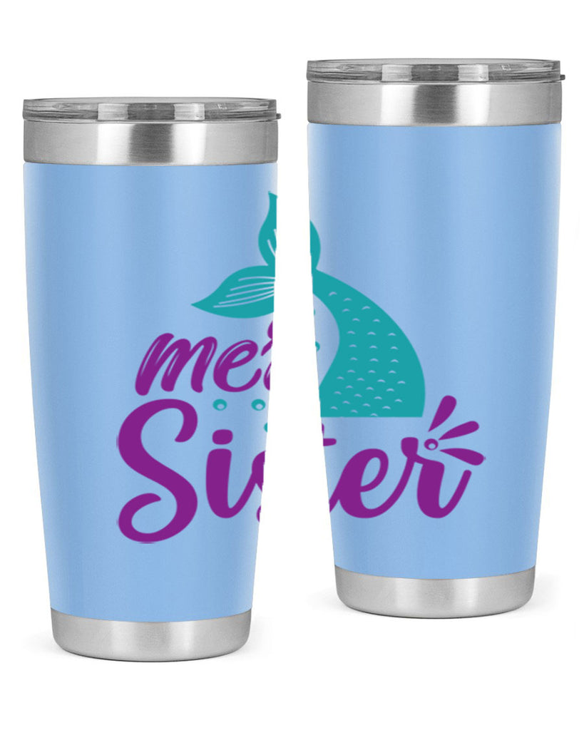 Mer Sister 346#- mermaid- Tumbler