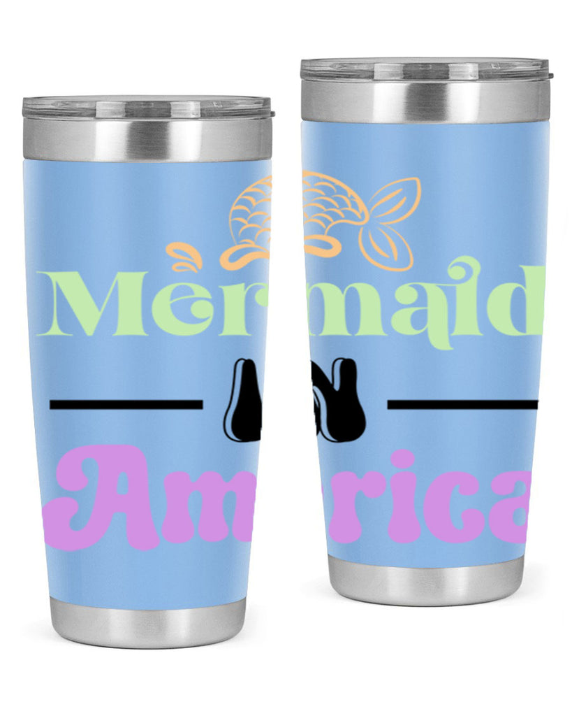 Mermaid In America 420#- mermaid- Tumbler