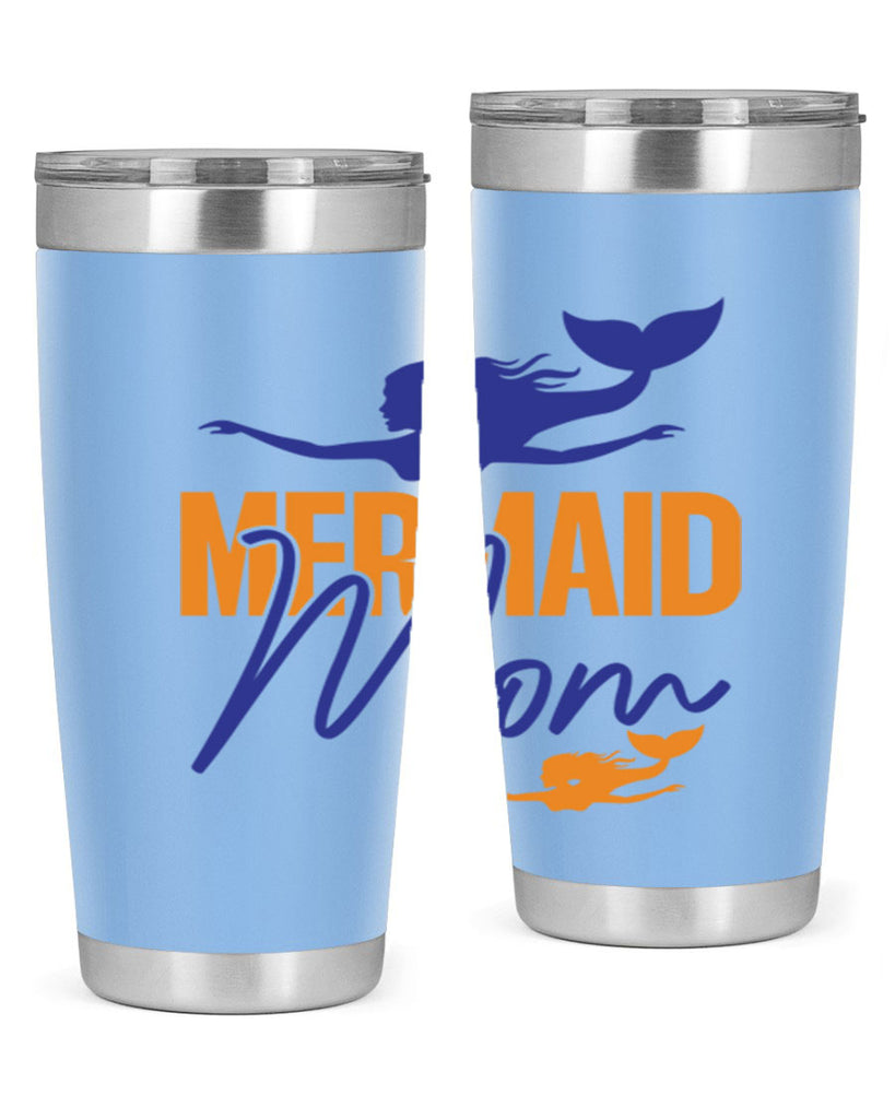 Mermaid Mom 369#- mermaid- Tumbler