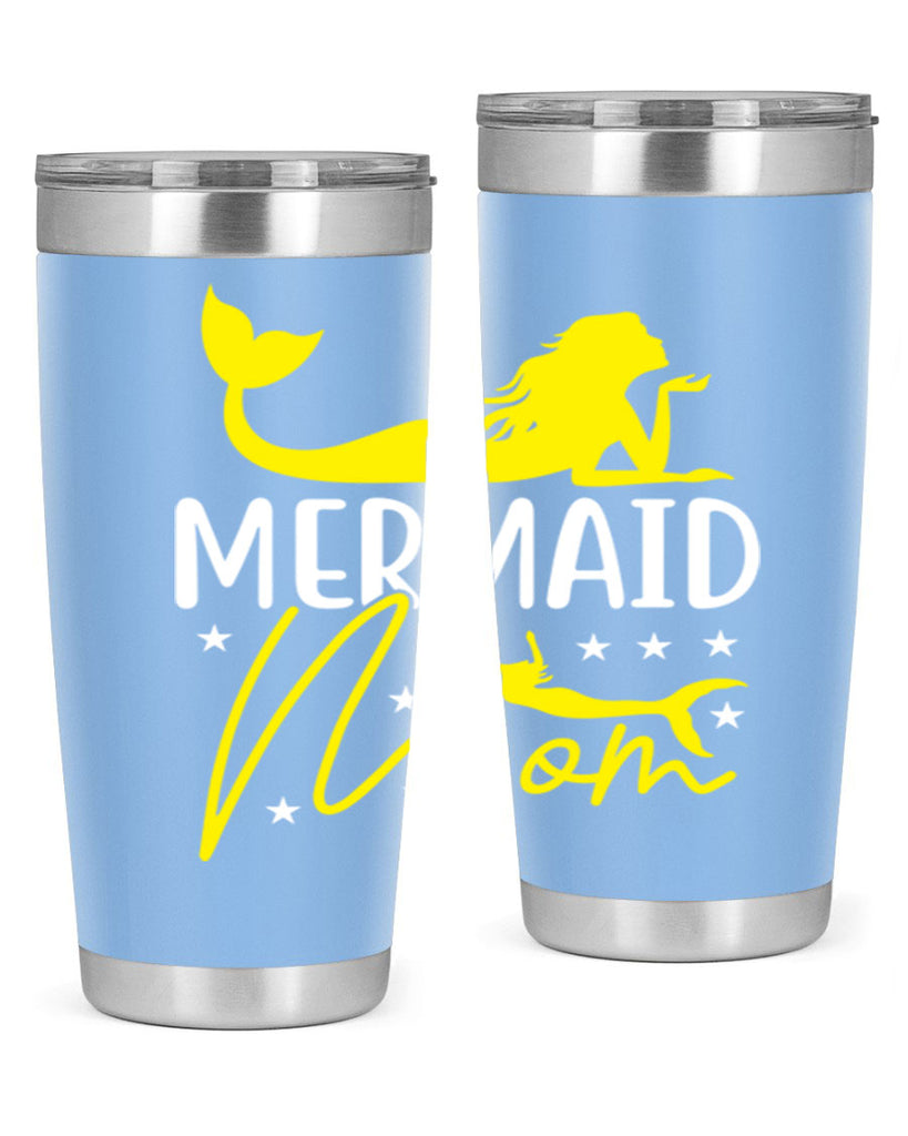 Mermaid Mom 370#- mermaid- Tumbler