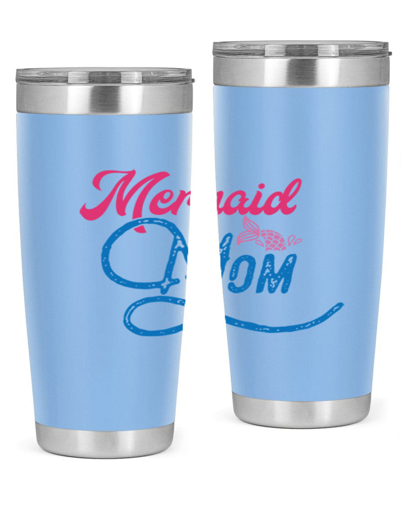 Mermaid Mom 371#- mermaid- Tumbler