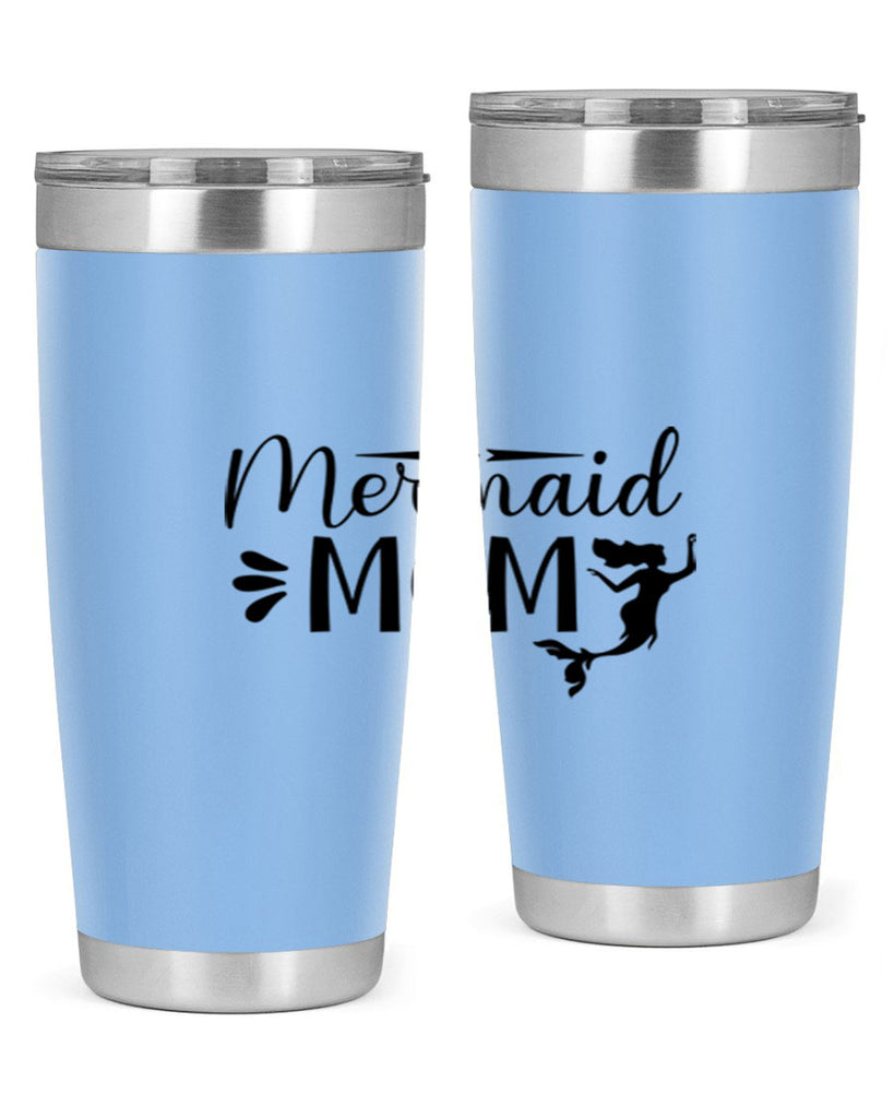 Mermaid Mom 372#- mermaid- Tumbler