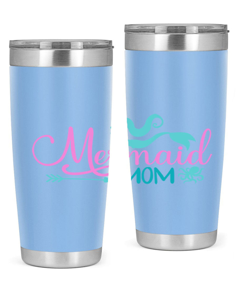 Mermaid Mom 374#- mermaid- Tumbler