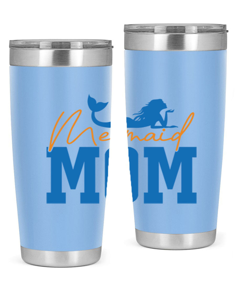 Mermaid Mom 375#- mermaid- Tumbler