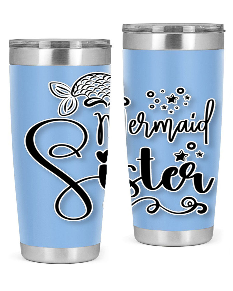 Mermaid Sister 441#- mermaid- Tumbler