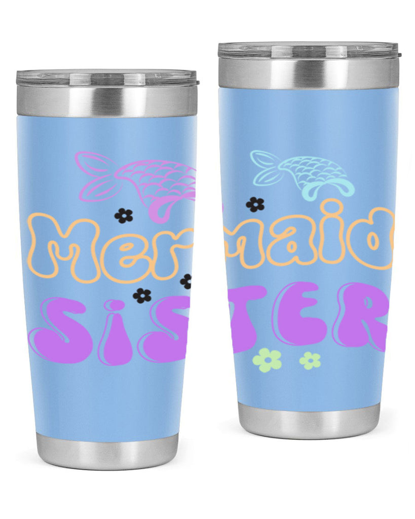 Mermaid Sister 442#- mermaid- Tumbler