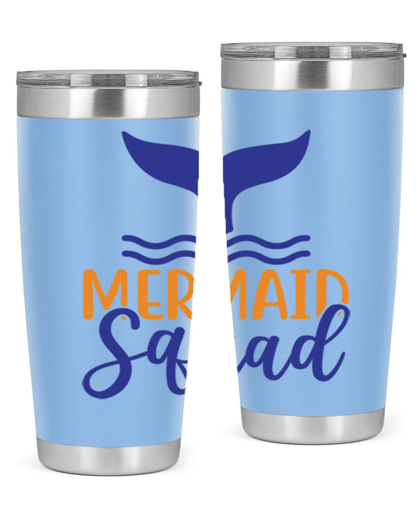 Mermaid Squad 379#- mermaid- Tumbler