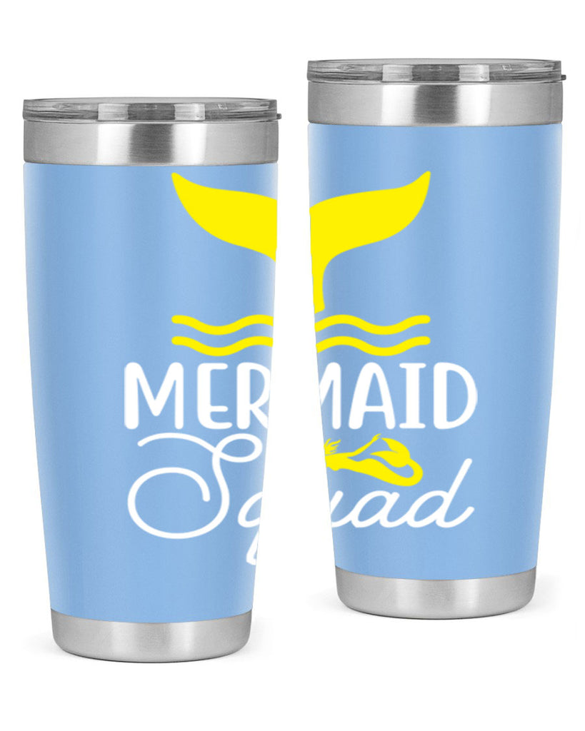 Mermaid Squad 380#- mermaid- Tumbler