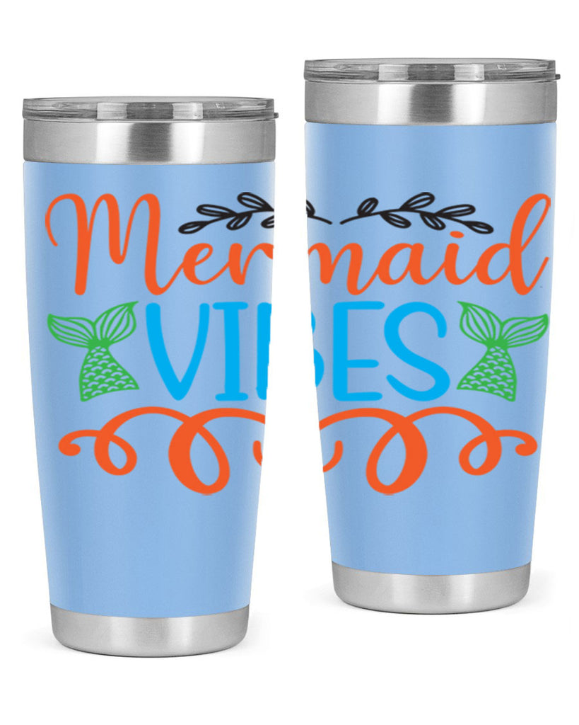 Mermaid Vibes 458#- mermaid- Tumbler