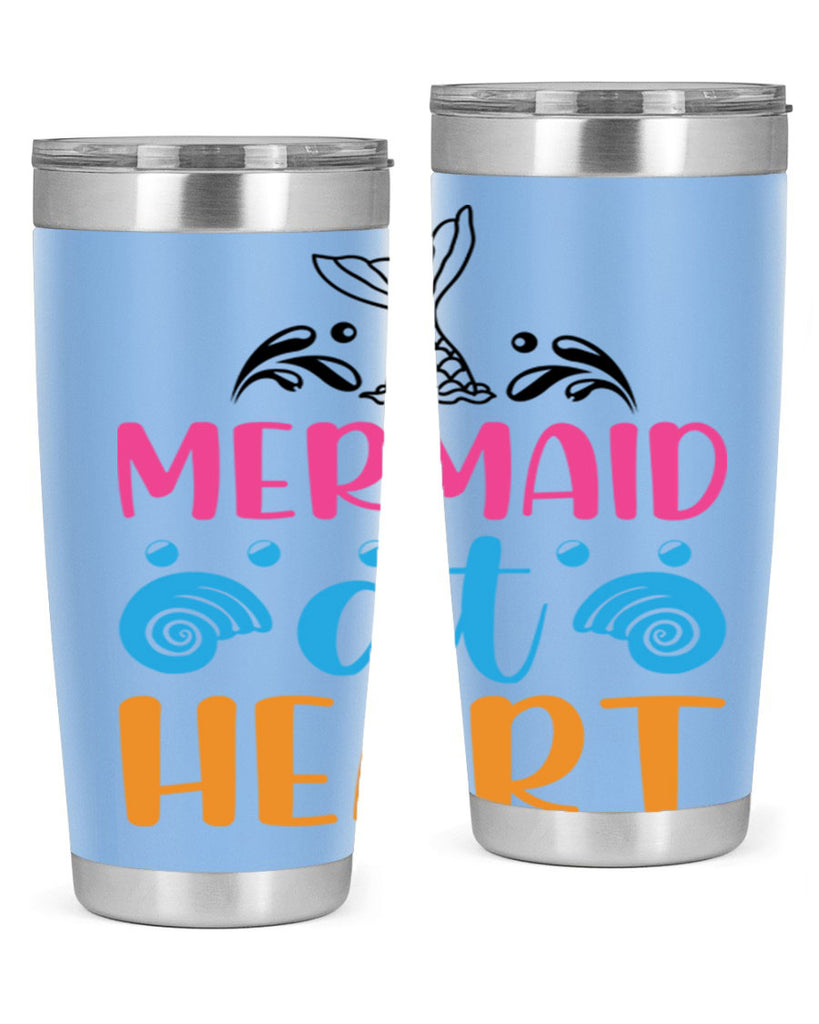 Mermaid at heart Design 396#- mermaid- Tumbler