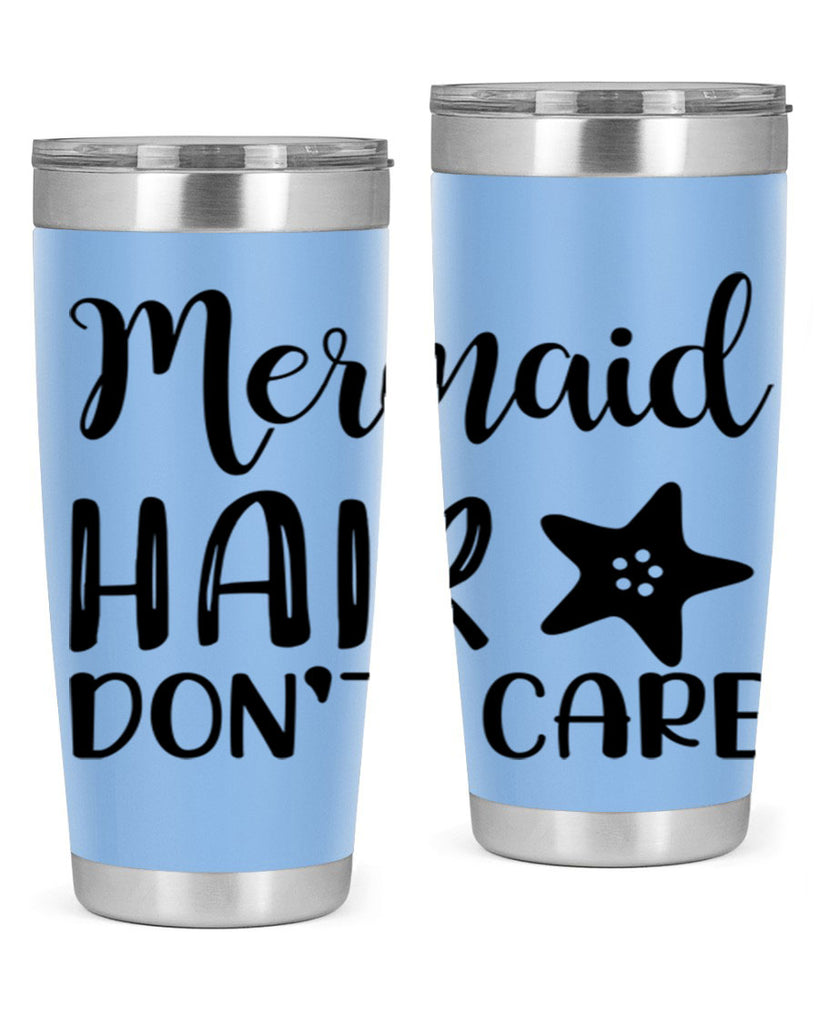 Mermaid hair dont care 411#- mermaid- Tumbler