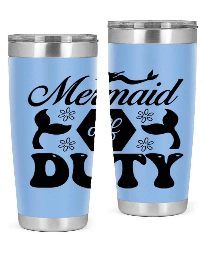 Mermaid off duty 433#- mermaid- Tumbler