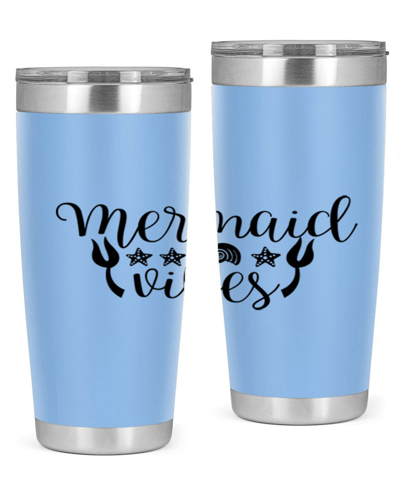 Mermaid vibes design 466#- mermaid- Tumbler