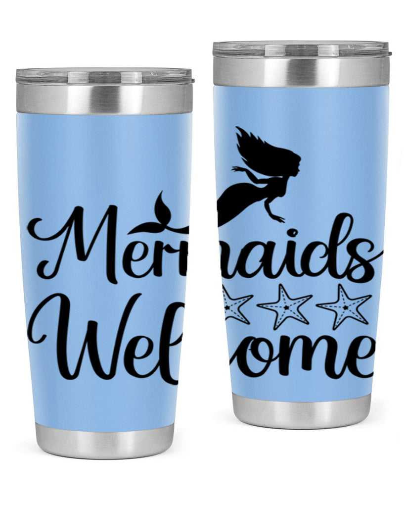 Mermaids welcome 498#- mermaid- Tumbler