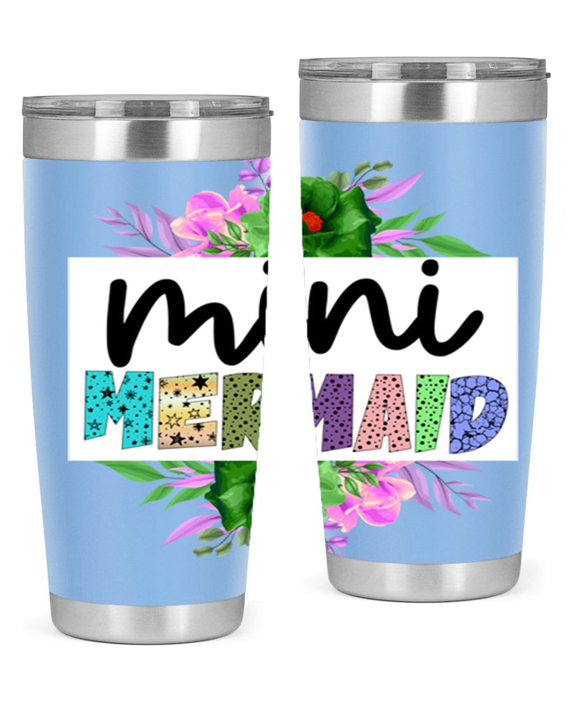 Mini Mermaid 505#- mermaid- Tumbler