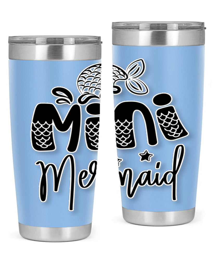 Mini Mermaid 508#- mermaid- Tumbler