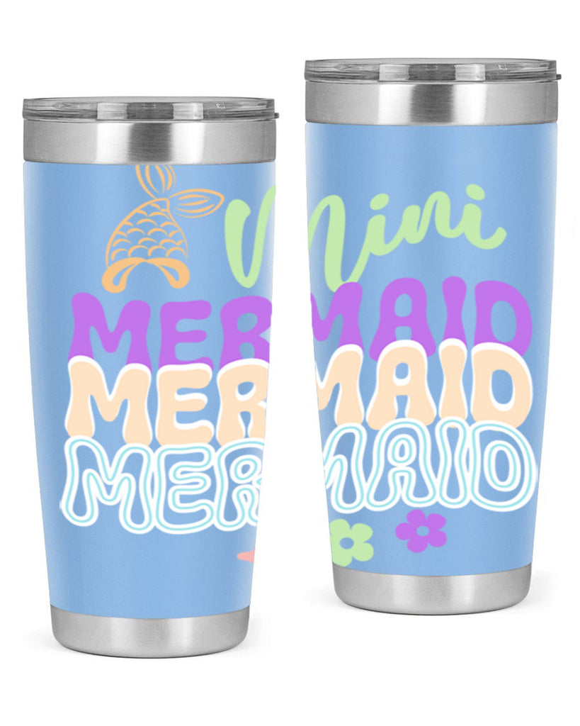 Mini Mermaid 509#- mermaid- Tumbler