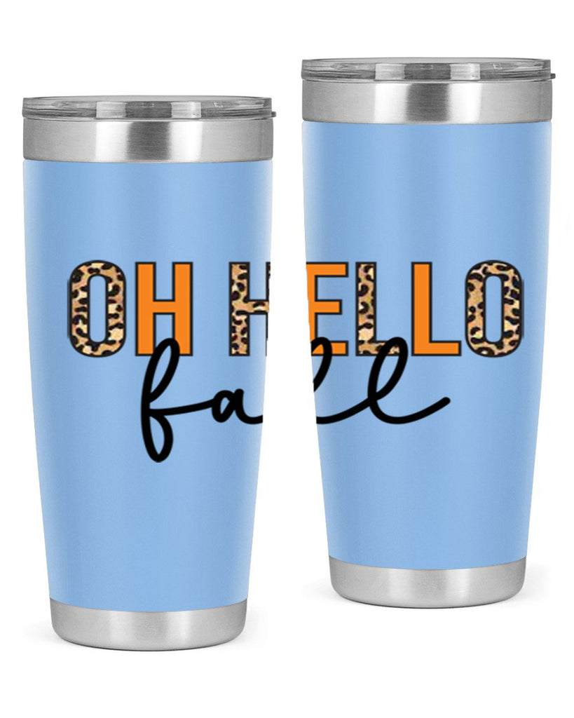 Oh hello fall 451#- fall- Tumbler