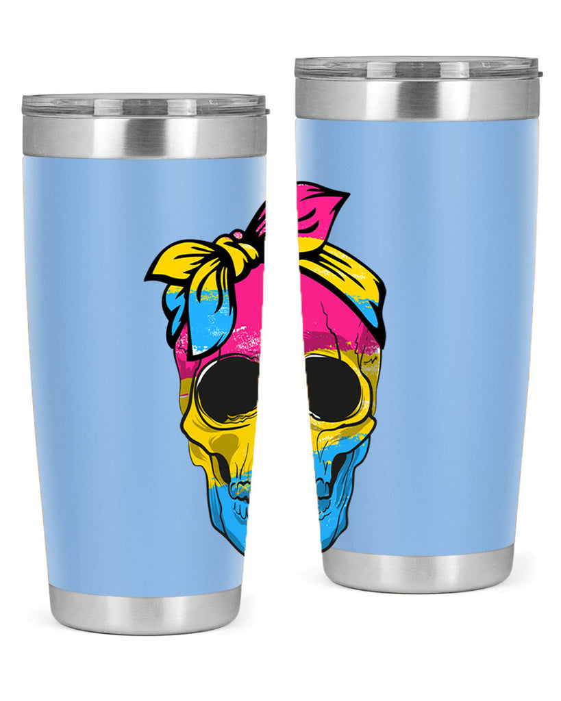 Pansexual Lgbtq Skull Gay Pride Png 30#- lgbt- Tumbler