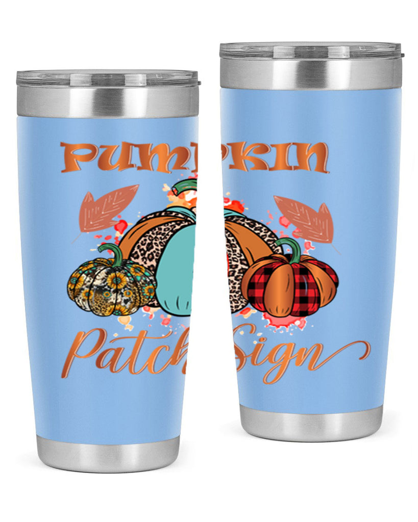 Pumpkin Patch Sign 530#- fall- Tumbler